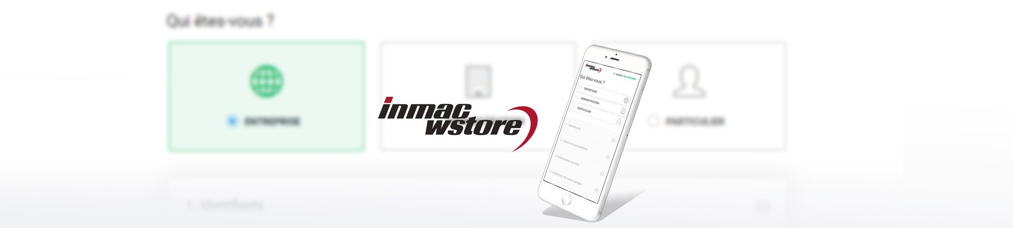  Refonte responsive de la page de création de compte du site Inmac Wstore